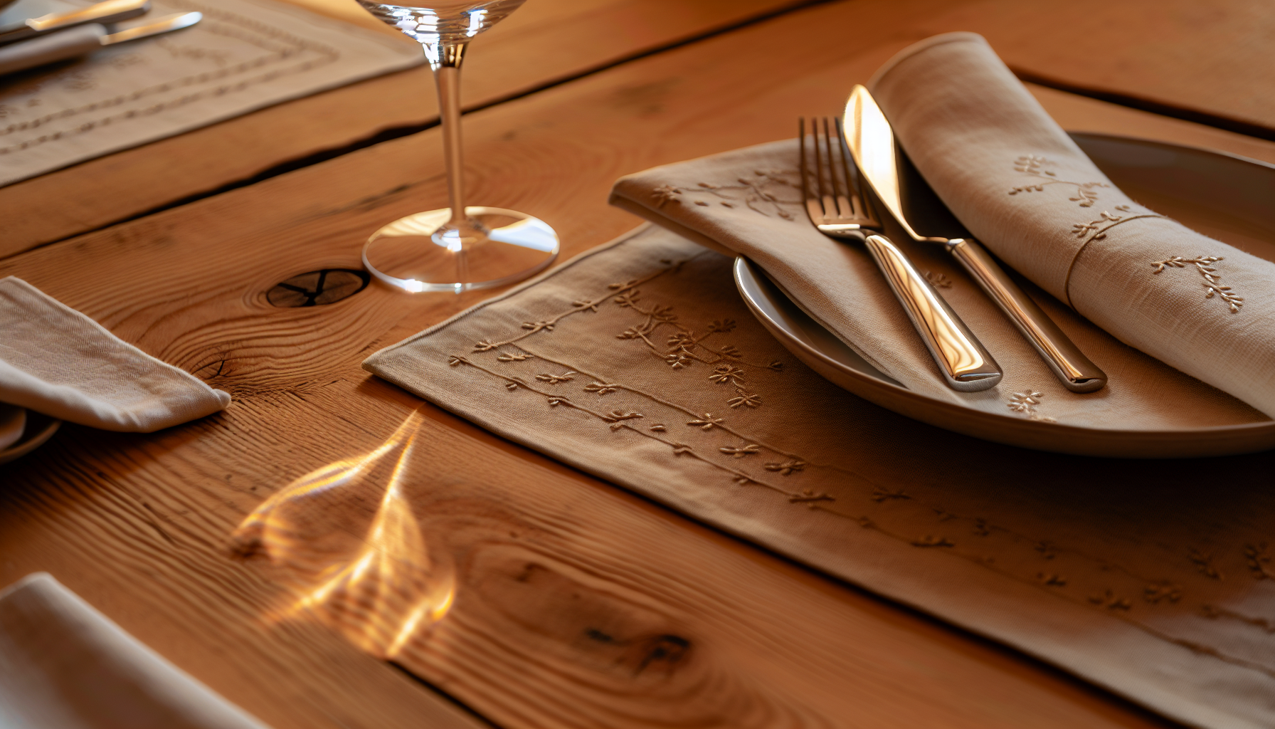 Quel Set de Table Choisir pour Sublimer Votre Table en Bois ?