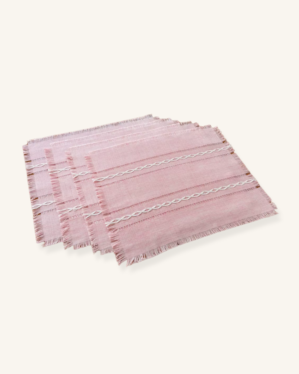 Set de table couture Rose sets-de-table.fr