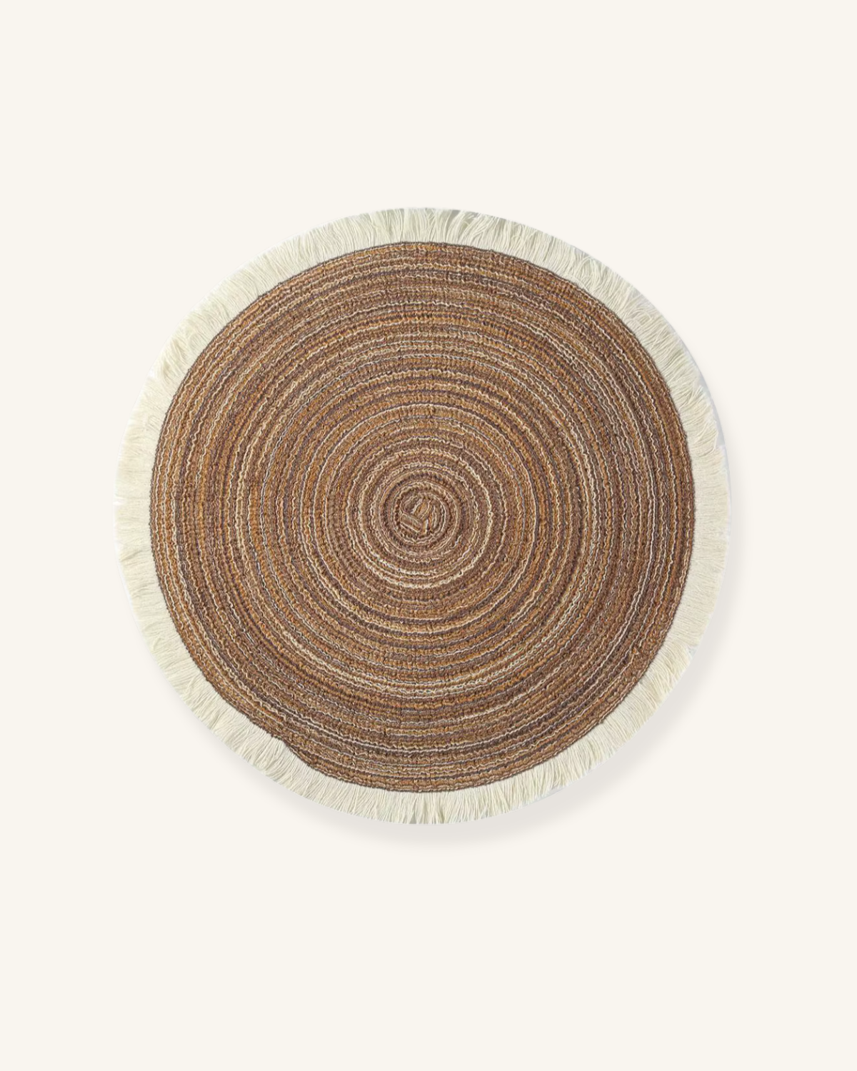 Set de table en paille Marron / 38cm sets-de-table.fr