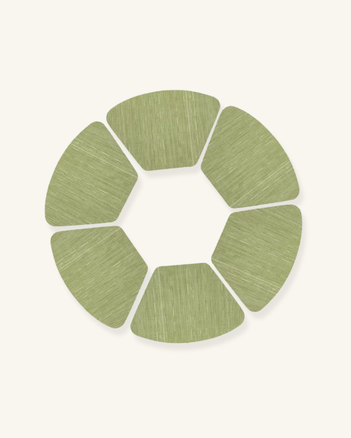 Set de table industriel Vert / 30x45cm / Oval sets-de-table.fr