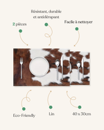Set de table peau de vache - Vignette | Sets de Table