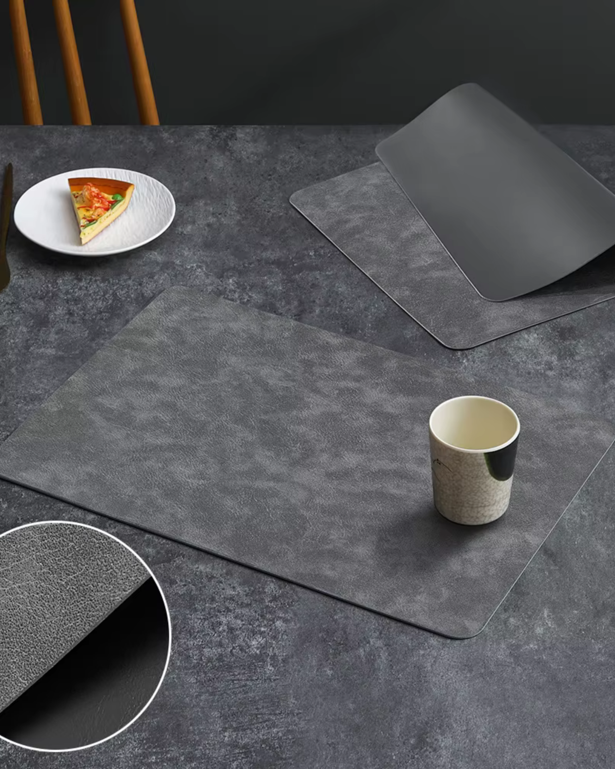 Set de table pvc rigide Ciel gris / 1 Pcs sets-de-table.fr