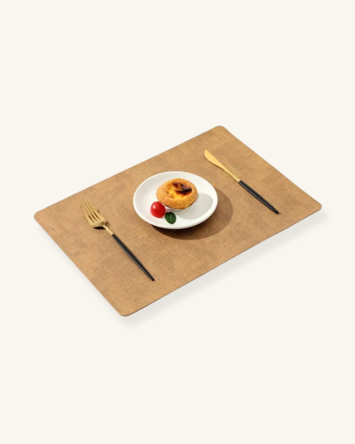 Set de table rigide épais Jaune clair / 1 Pcs sets-de-table.fr