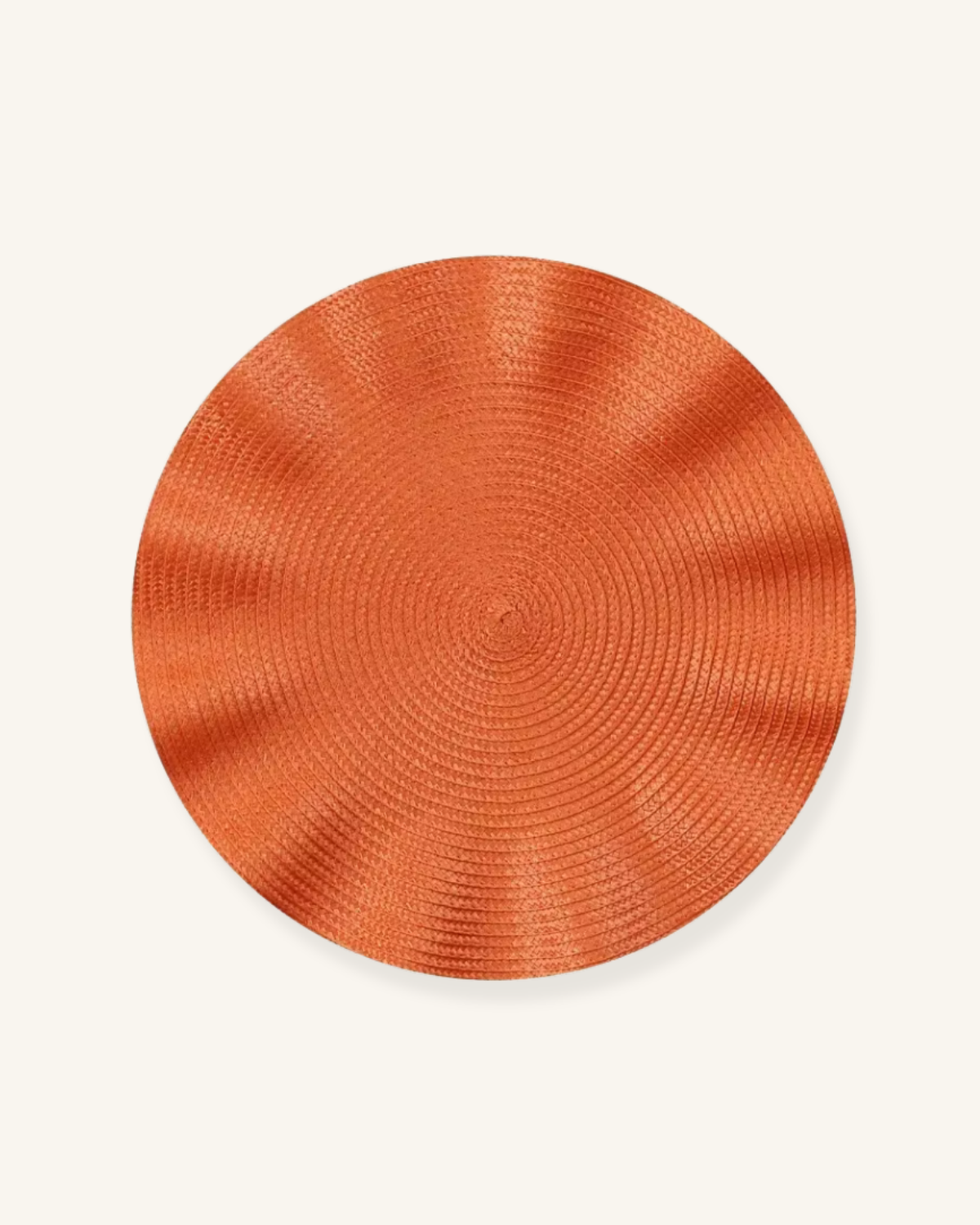Set rond de table Orange / 38cm sets-de-table.fr