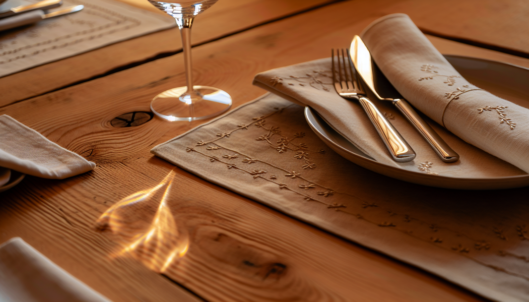 Quel Set de Table Choisir pour Sublimer Votre Table en Bois ?