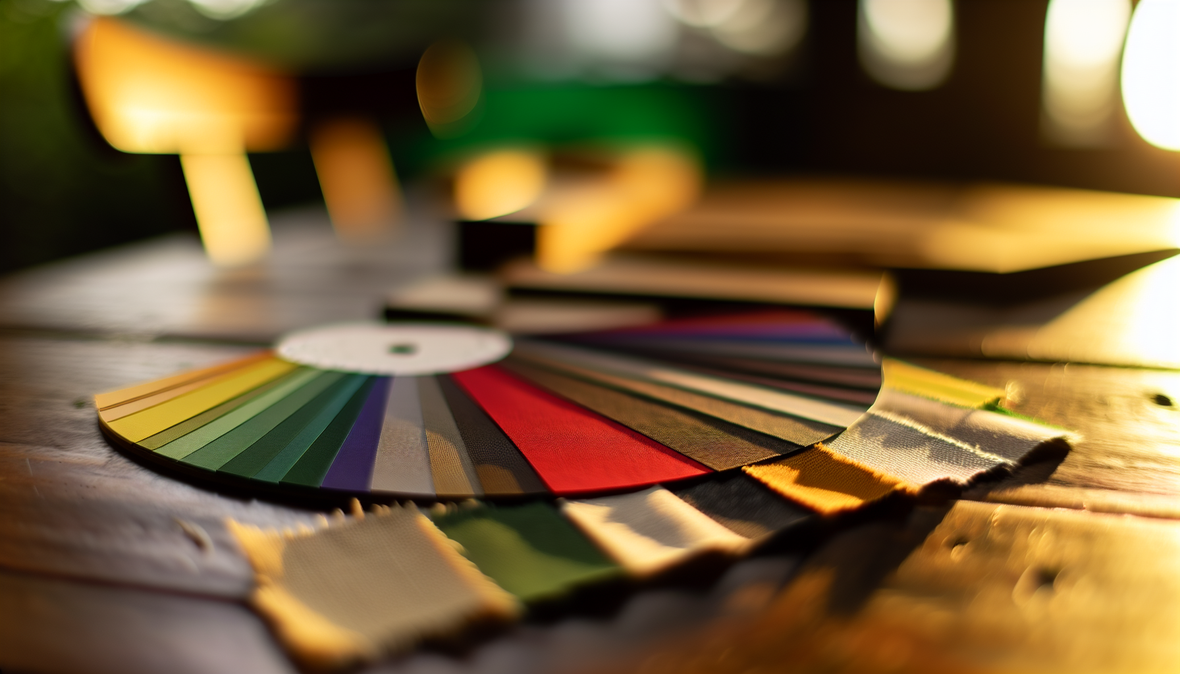 nuancier de couleurs traditionnelles et alternatives