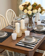 Set de table blanc et noir - Vignette | Sets de Table