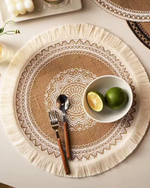 Set de table rond bohème - Vignette | Sets de Table