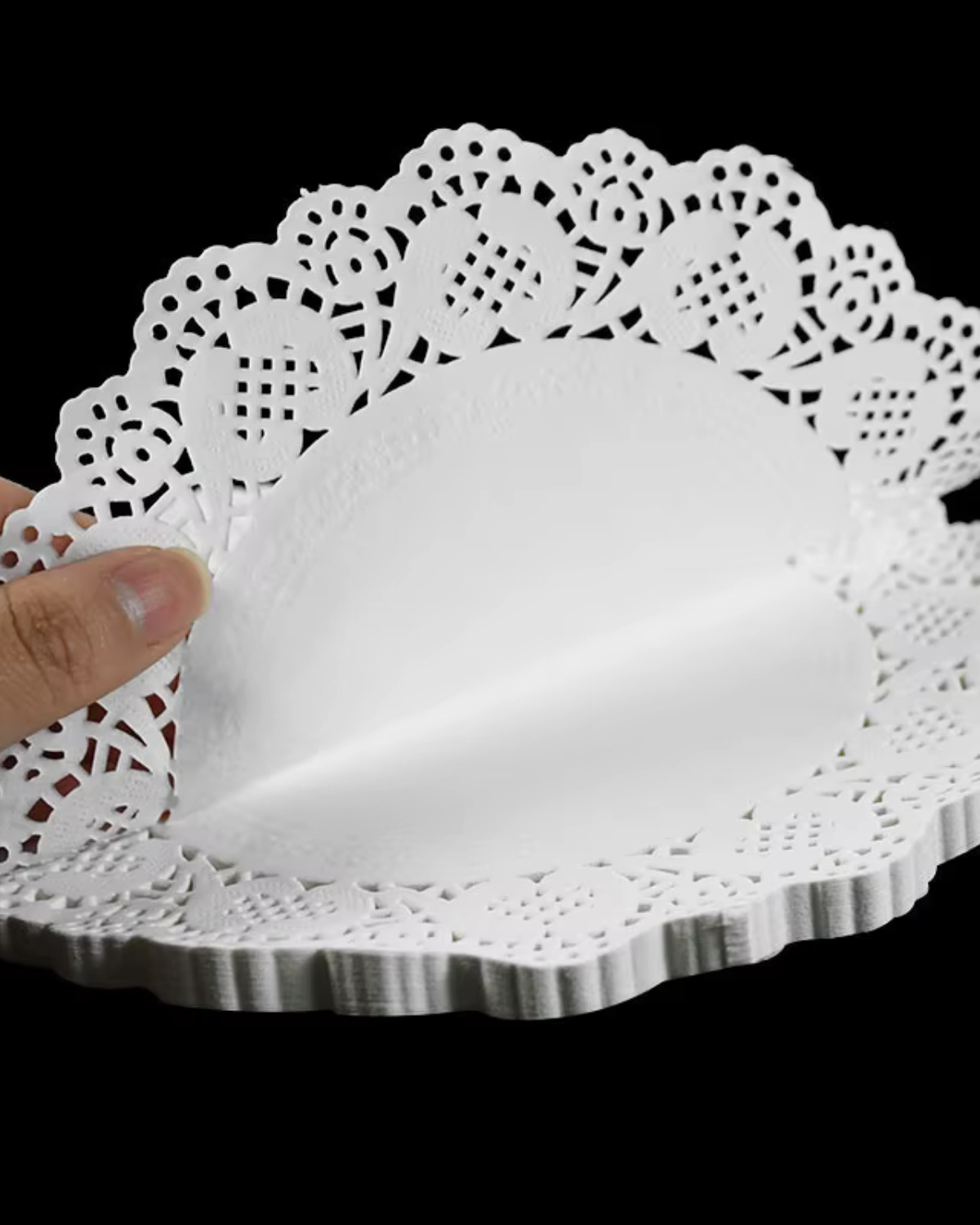 Set de tables papier Blanc / 10.5 inches sets-de-table.fr
